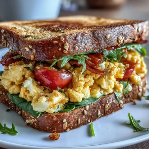 High Protein Breakfast Sandwich
