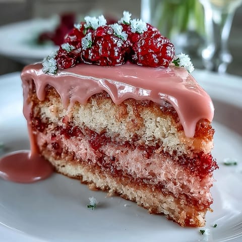 A stunning bridal shower rosé velvet cake with shimmering gold drip, perfect for elegant celebrations.