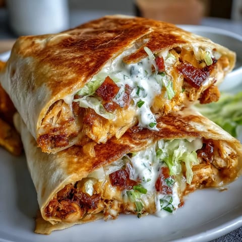 Golden Rotisserie Chicken Crunch Wrap Bake ready to serve, bursting with flavor.