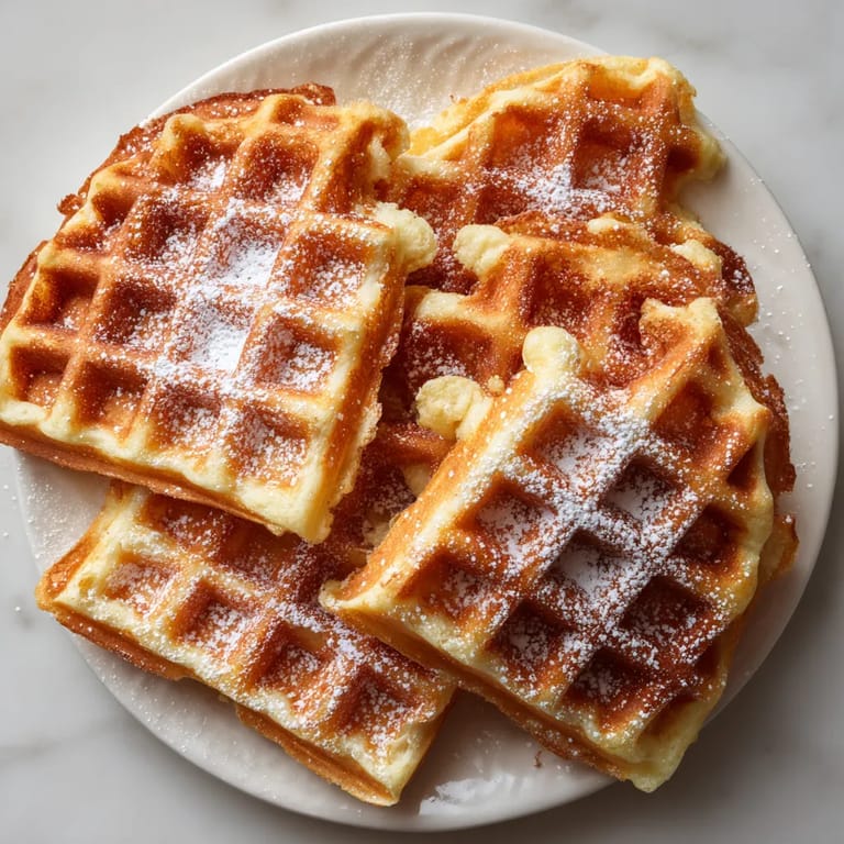 A plate of croffles.