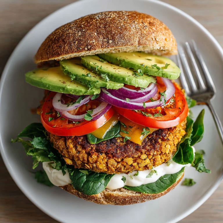 A sandwich with tomatoes, lettuce, and avocado.
