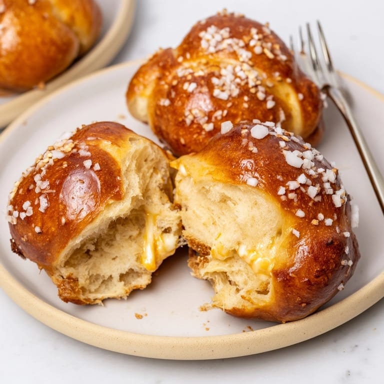 Homemade Soft Pretzel Biscuit Bombs recipe: Chewy, salty, and baked until golden.