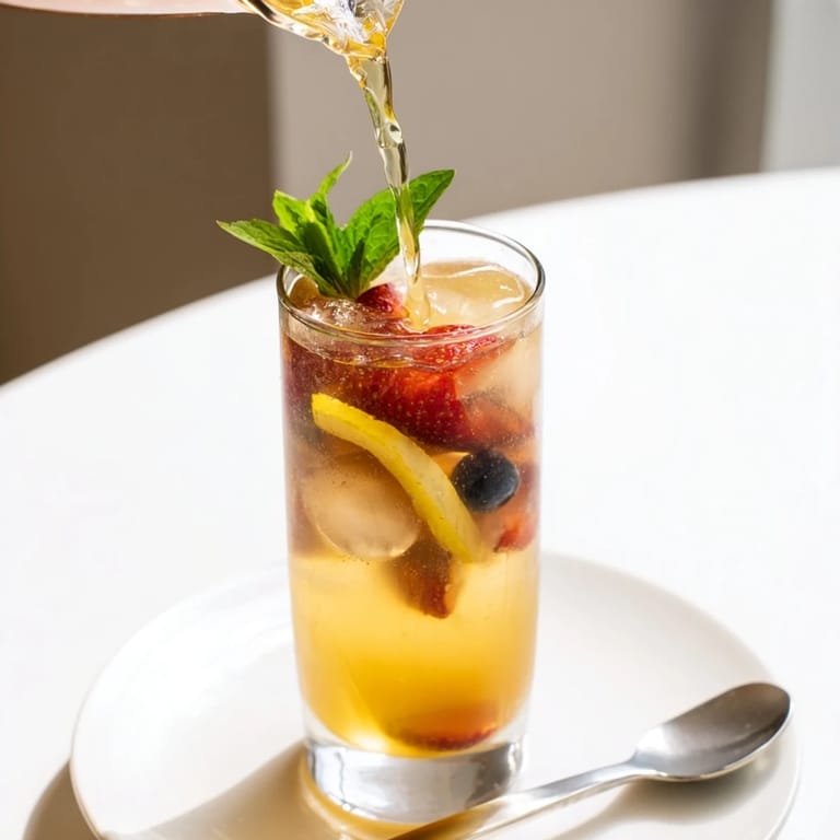 Vibrant, fizzing kombucha mocktails featuring mint and ginger for a delightful twist.