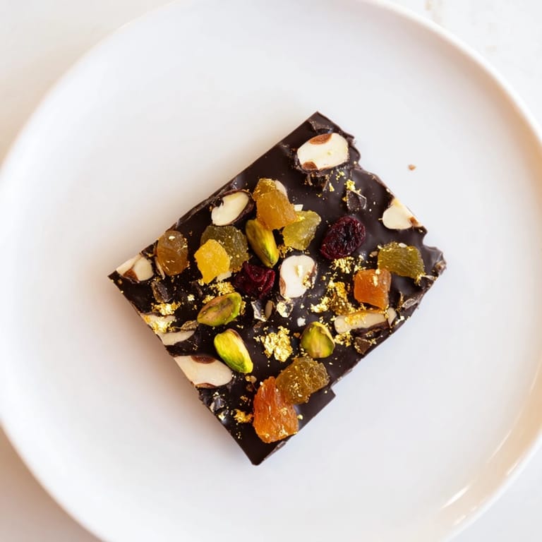 Gourmet Simplified Dubai Chocolate Bark with a dusting of sea salt; perfect for dessert or gifting.