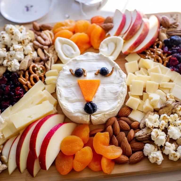 This enticing Whimsical Fox Fall Treat Board offers a colorful collection of snacks with a playful theme.