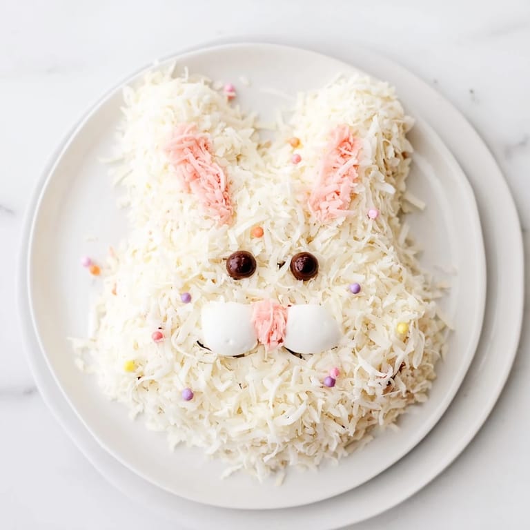 Delicious and adorable, the Spring Bunny Carrot Cake features cute decorations and soft textures.