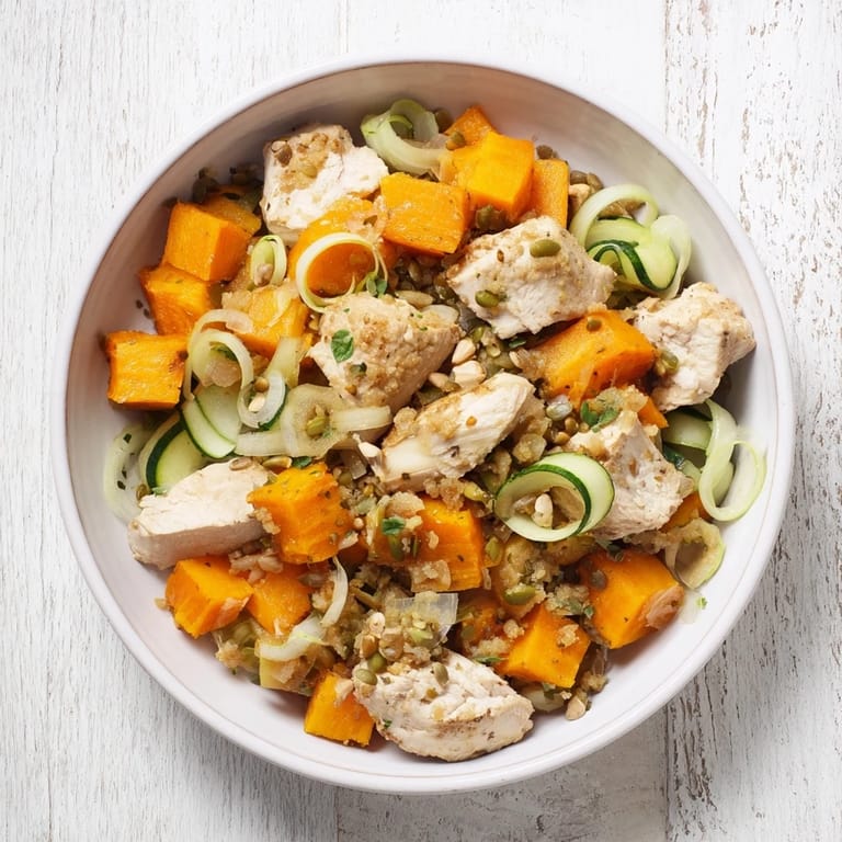 A satisfying Deli Container Shaker Chicken Salad picture: A tasty, easy-to-make, Asian-inspired meal prep classic.