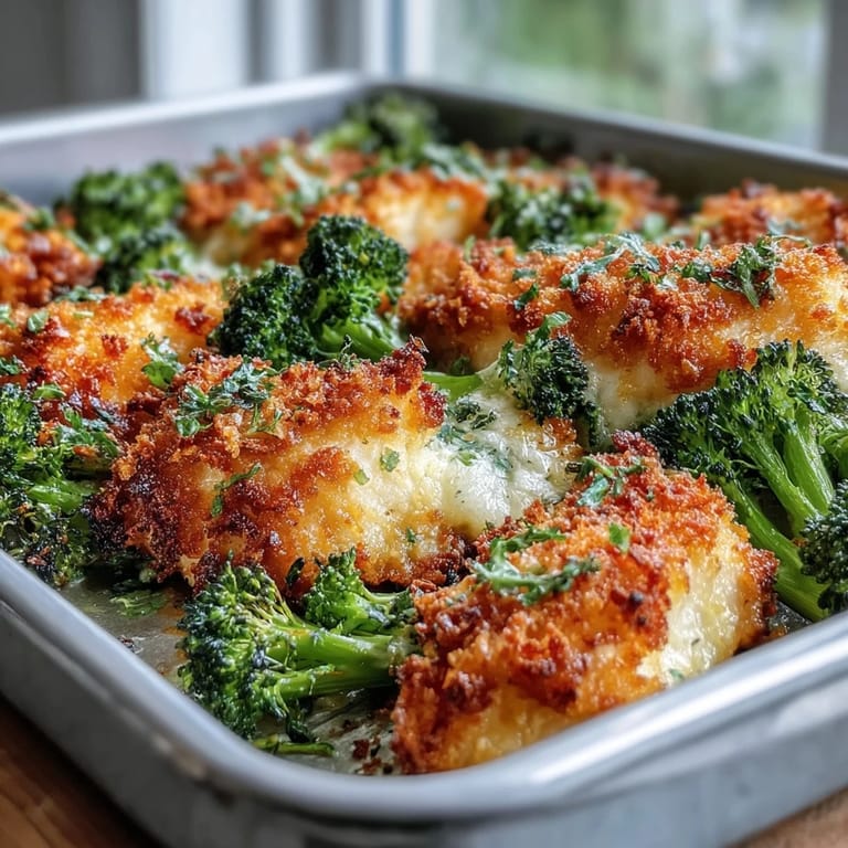 Easy one-pan Crispy Parmesan Broccoli & Chicken Trays for weeknight dinner, ready in under an hour.