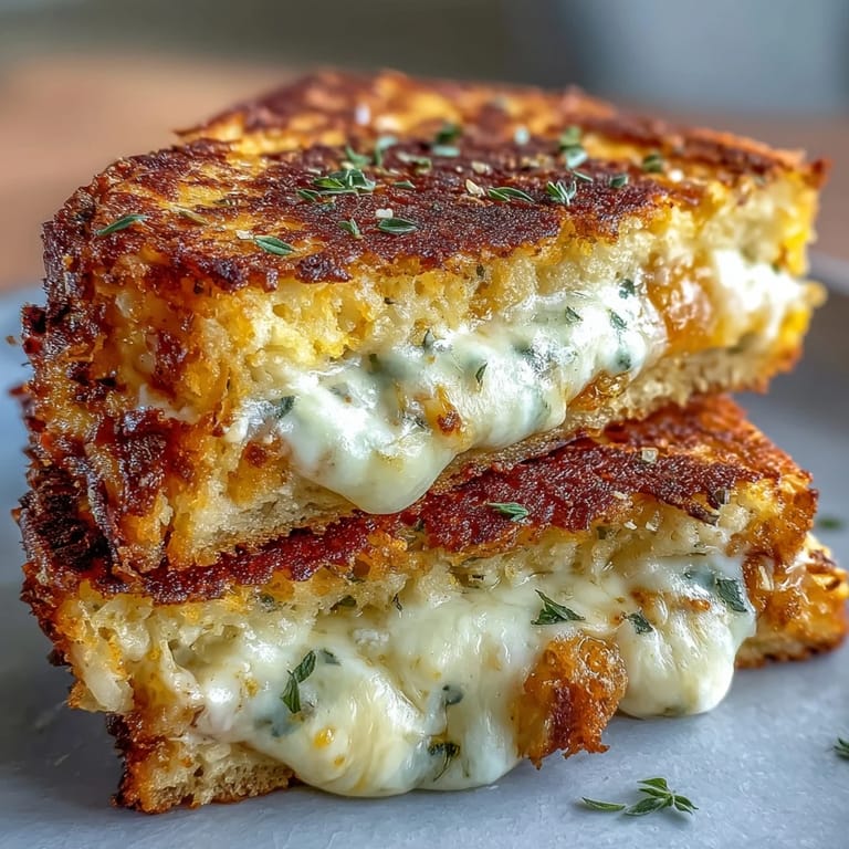 Homemade Keto Cheesy Cauliflower Bread Grilled Cheese served with a fresh salad and tomato soup for lunch.