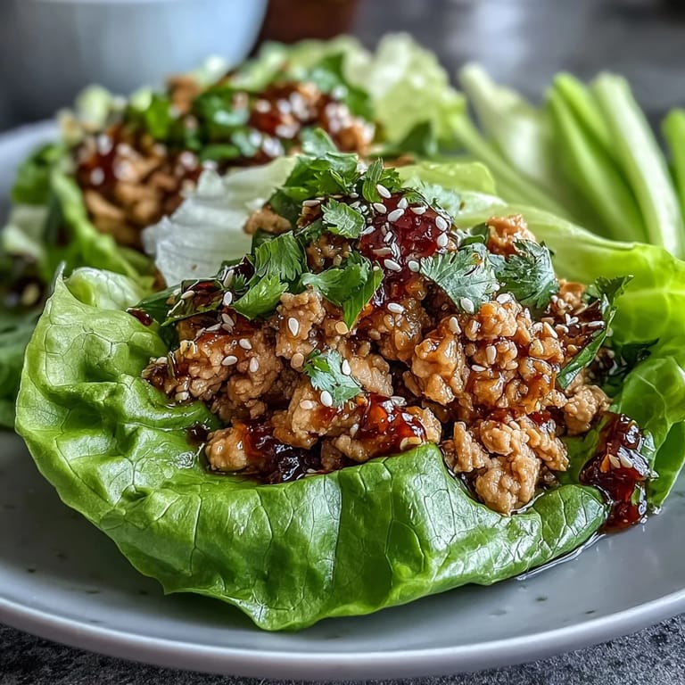 Healthy turkey lettuce wraps with crunchy veggie sticks, packed with protein and vibrant flavors for a guilt-free summer dish.
