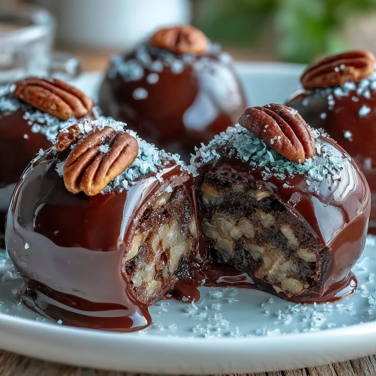 Classic bourbon balls featuring smooth chocolate, toasted pecans, and a hint of Kentucky bourbon for authentic Derby Day flavor.