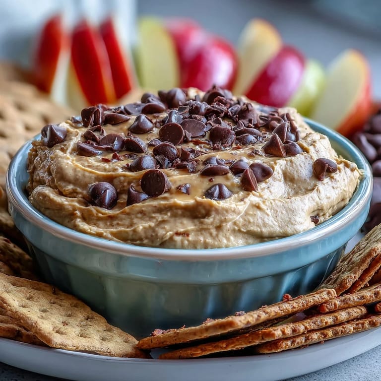 Wholesome chickpea cookie dough dip recipe, perfect for easy guilt-free snacking.