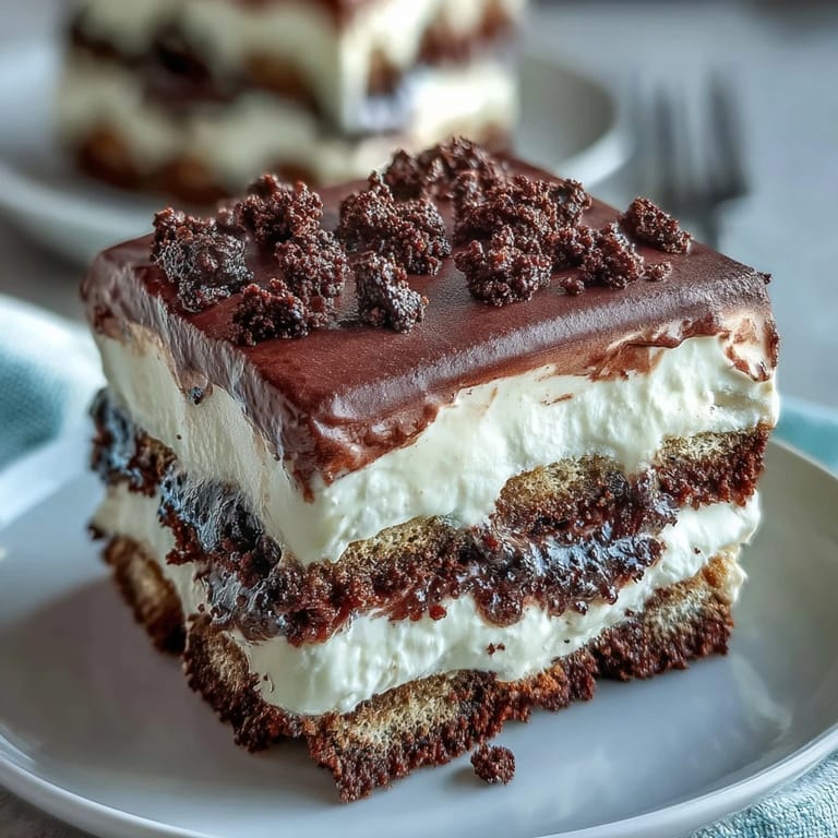 Enjoy this striking black sesame tiramisu, a fusion dessert masterpiece.