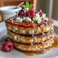 Fluffy 30g Protein Pancakes stacked high, ready for a healthy breakfast boost.