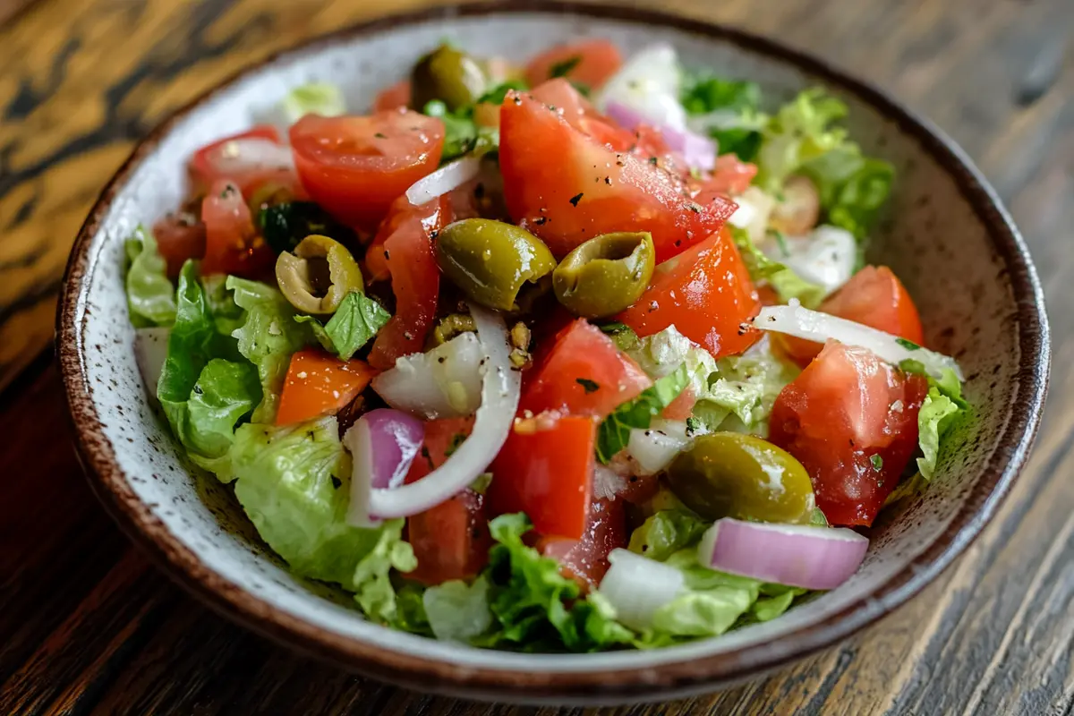 Do Spaniards eat salad? A colorful mix.