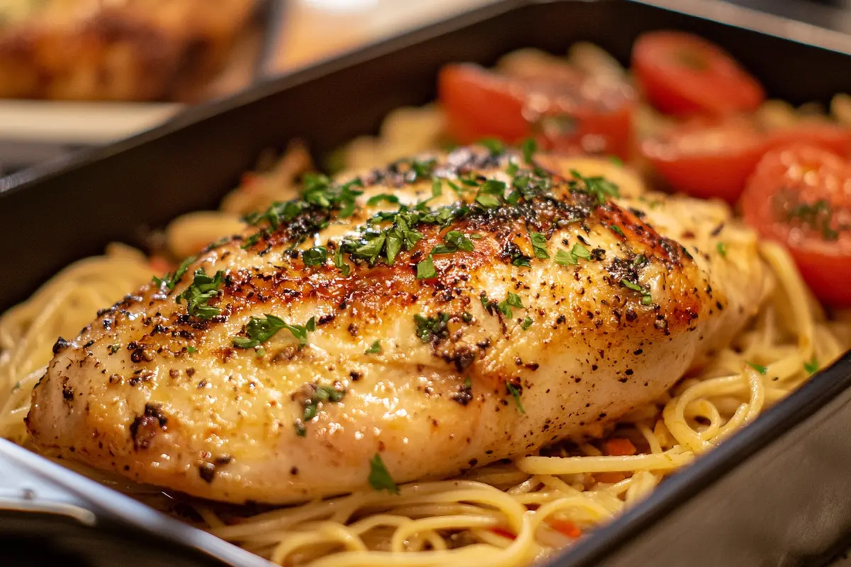 How many calories are in Marry Me Chicken, creamy chicken breast dish