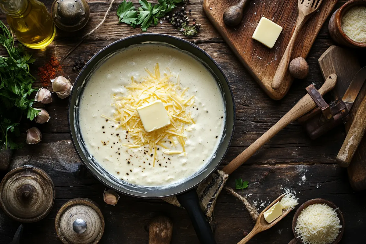 How to make can alfredo sauce taste better on creamy pasta