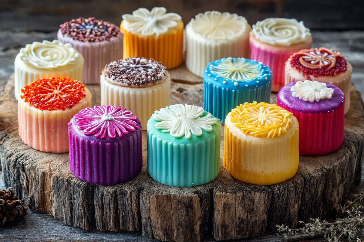 How to present mini cakes