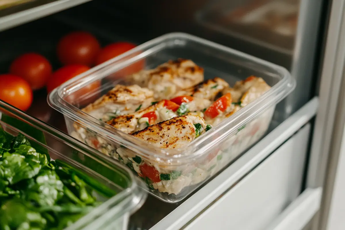 Storing Leftover Blackened Chicken Alfredo for best results.