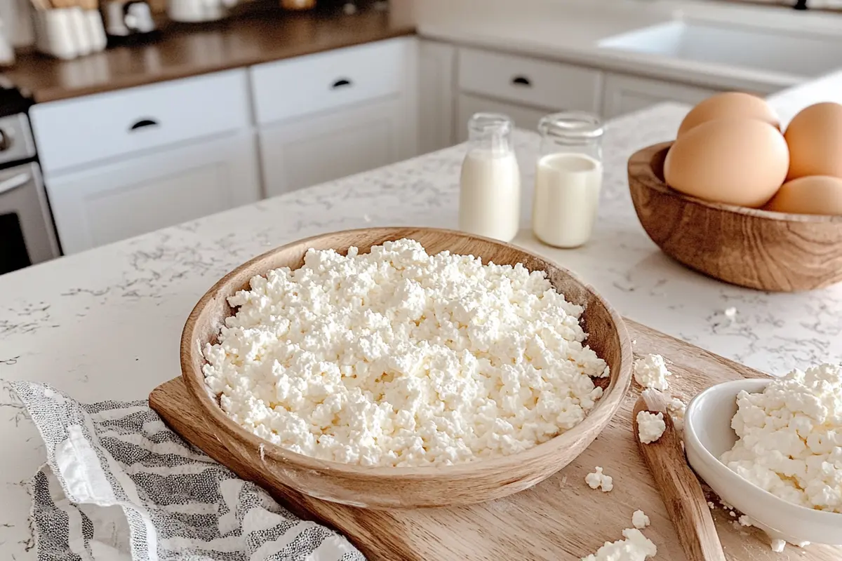 Homemade cottage cheese in a bowl, is it worth making your own cottage cheese