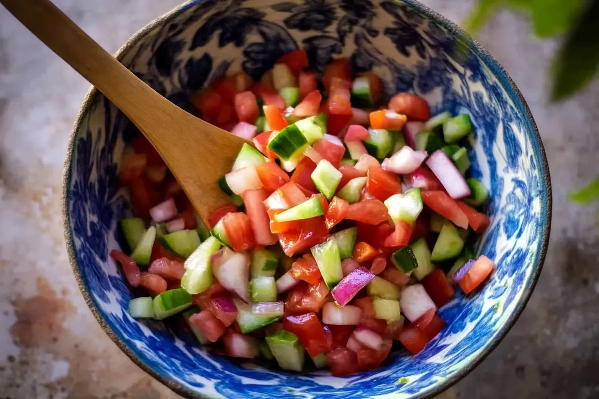 What is pipirrana made of, a fresh Spanish salad.