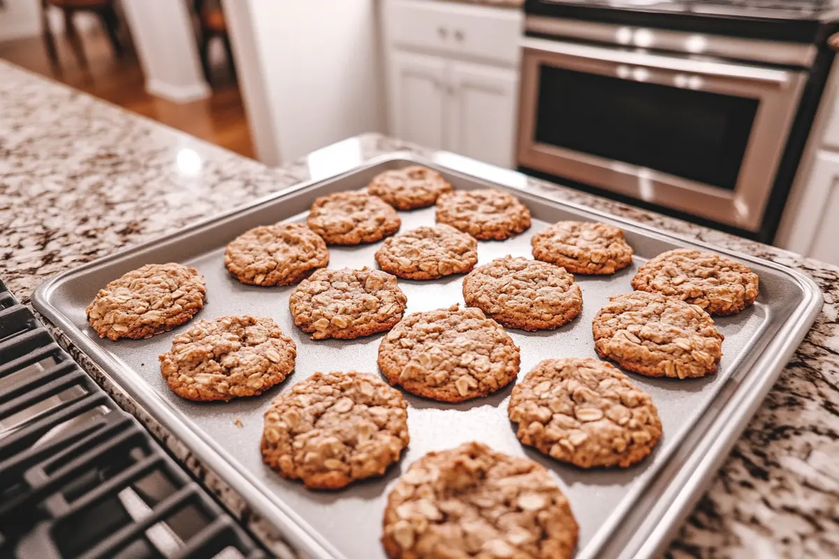 What happens if you don't add baking soda to oatmeal cookies