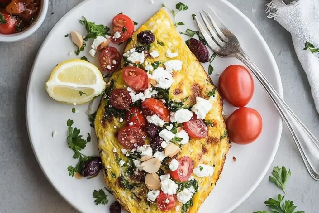 Elevating Your Low-Calorie Greek Omelette