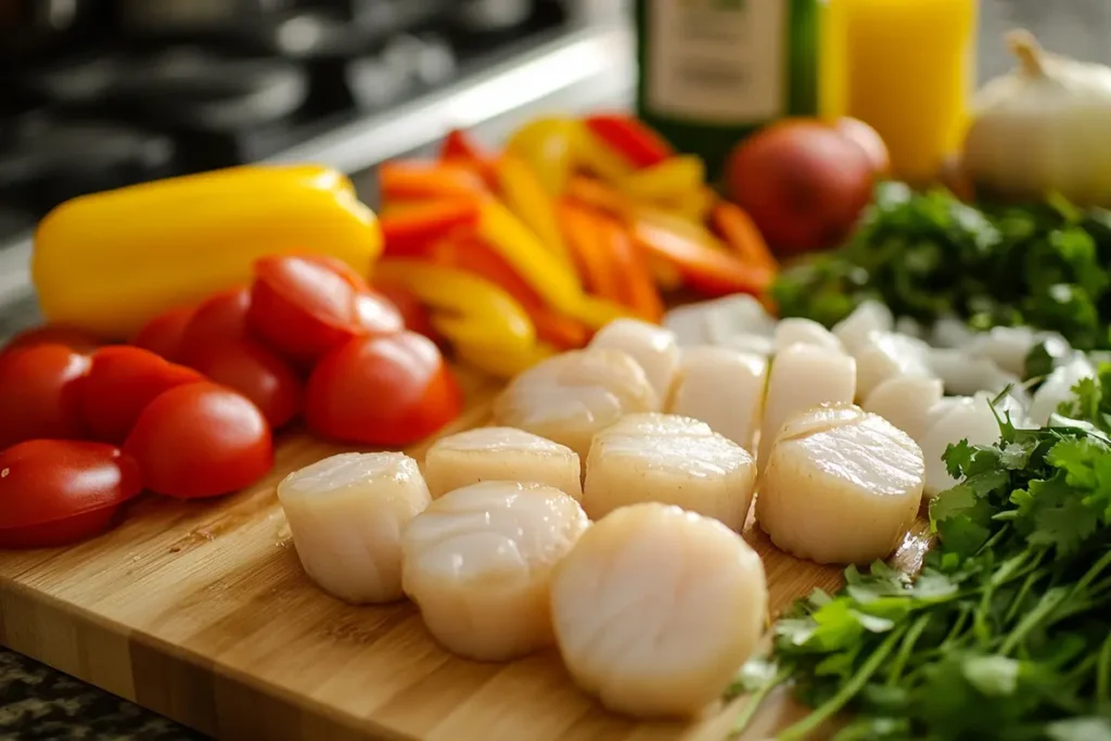 Ingredients for fishcake 