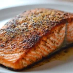 ubbed salmon fillet