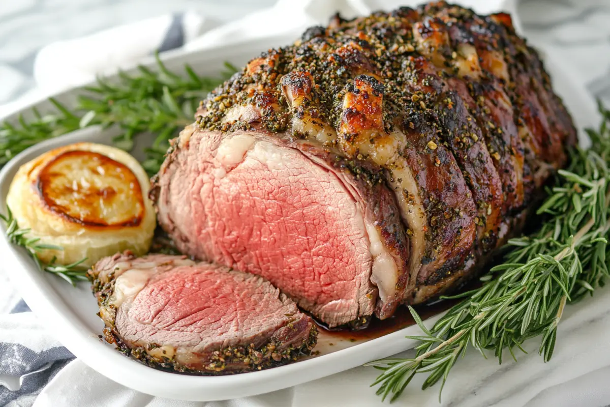 Slices of prime rib roast recipe