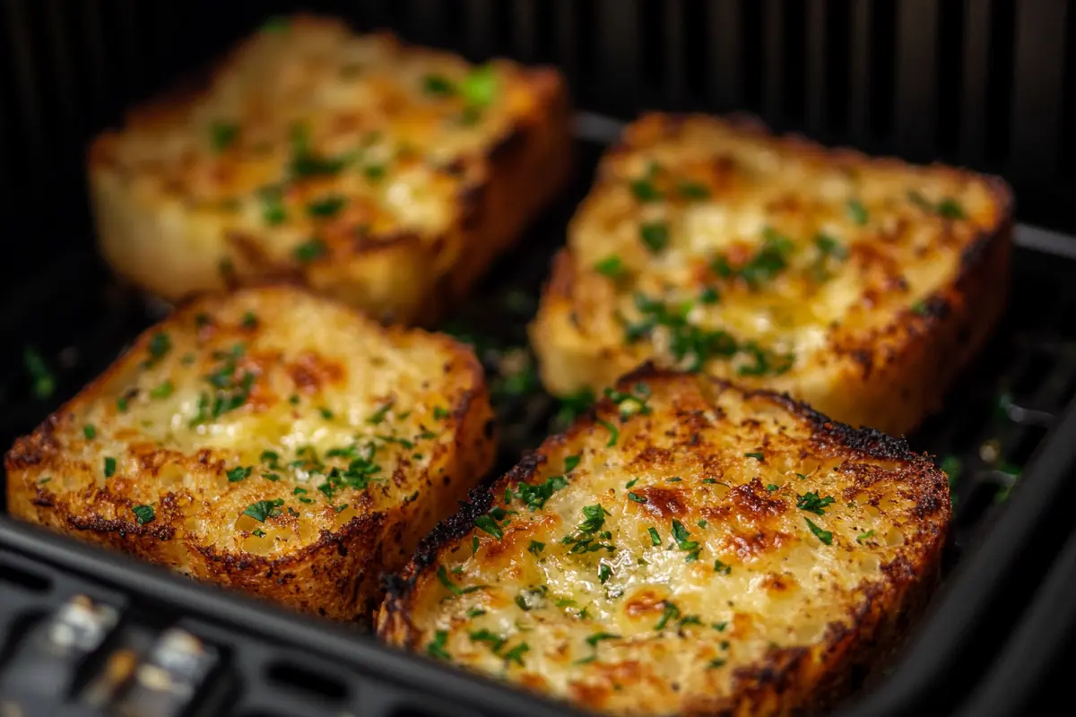 Air Fryer Frozen Garlic Bread