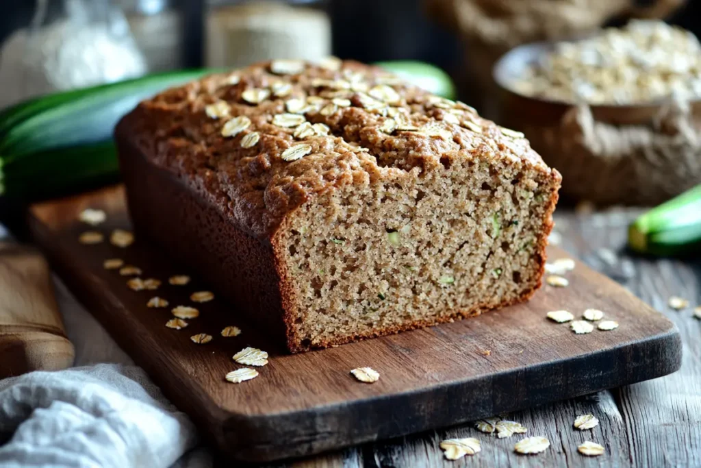 Oatmeal zucchini bread